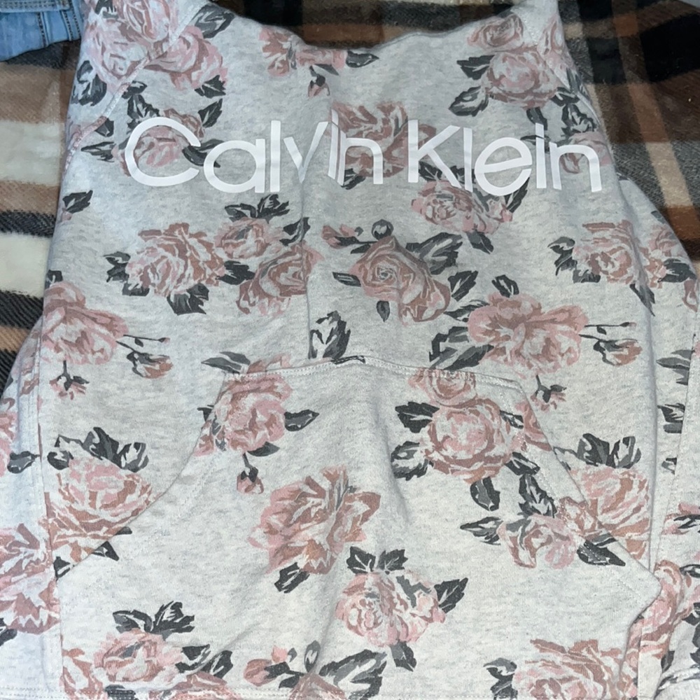 Calvin Klein flower hoodie